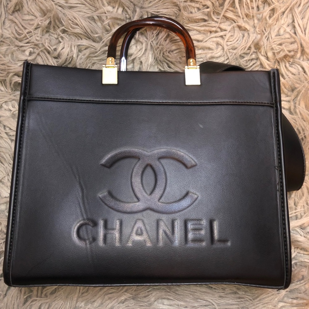 Big black Chanel purse